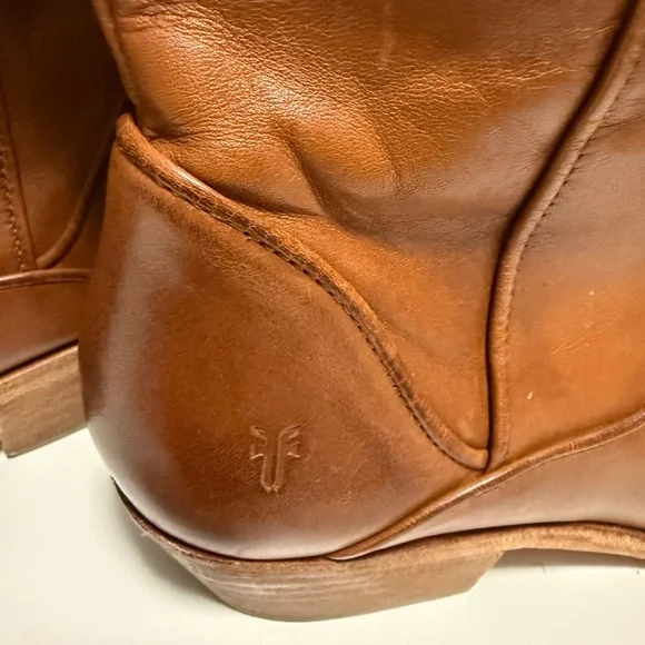 Frye Cognac Leather Over the Knee Boots - Picture 2 of 5